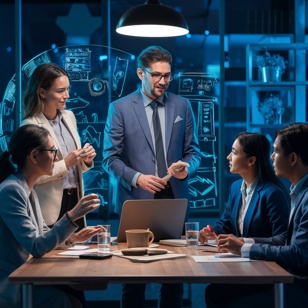 business communication team