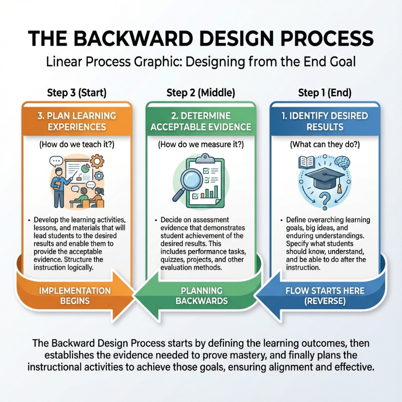 Designing Backward for Success. Instead of starting with what chapter comes next, start with the career skill you want students to master, then build the path to get there.