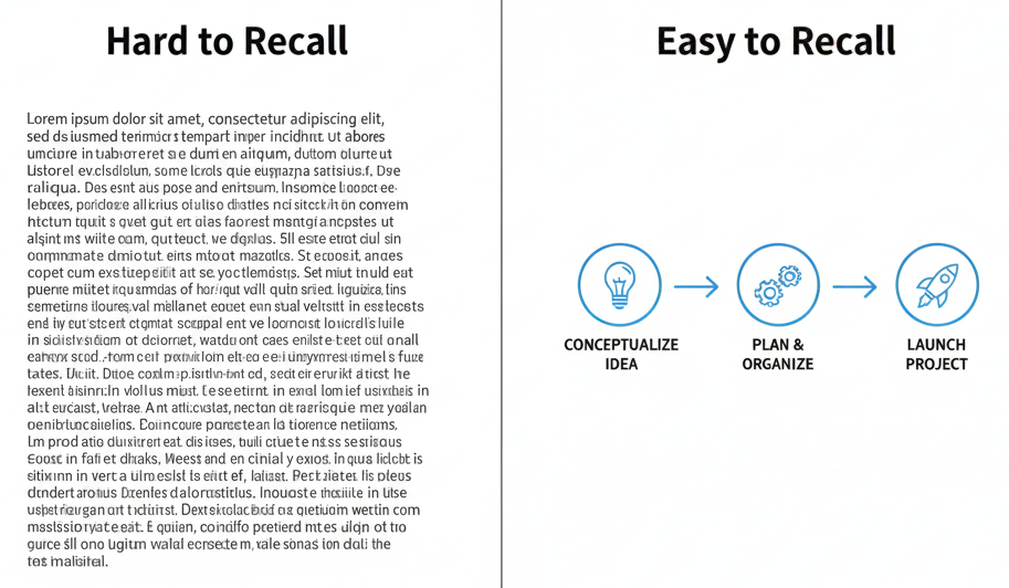 Visuals Stick. The brain processes visual information 60,000 times faster than text. Using diagrams and images isn't dumbing it down—it's smart pedagogy.